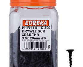 Eureka H1B110 3.5 x 20 mm Drywall Screw Coarse 500 Pack