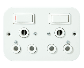 Eurolux Plug Industrial Double Black