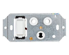 Crabtree Single Plug Horizontal 2x4 Ct6896hl Ls