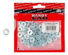 Rutherford 100 x Zinc Plated M5 Rivet Washers