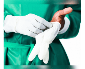 Medspot Health Powder Free Latex Gloves White Medium