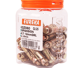 Eureka 6 x 55 mm Expansion Bolt 25 Pack
