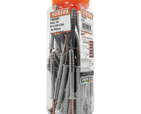 Eureka 8 x 80 mm Nail In Nylon Csk Q50