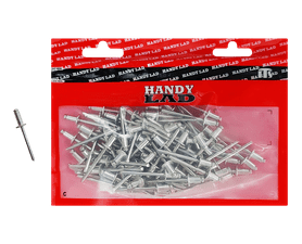 Rutherford 100 x Aluminium Blind Rivets 12 x 4.8 mm