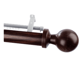 Finishing Touches Rod and Track Pole Set Ball Auburn 2000 x 63 x 2020 mm