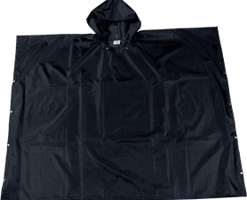 Beck Rubberised Poncho 1 Size Fits All Navy