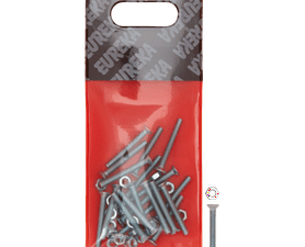 Eureka 3 x 25 mm Machine Screw and Nut 15 Pack