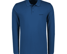 Hi-Tec Interceptor Mens Pique Long Sleeve Polo L Navy