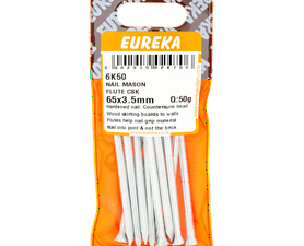 Eureka SM Countersunk Flat Head Mason Nails 65 mm