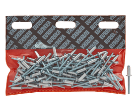 Eureka 10 x Aluminium Open Blind Rivets 4.8 x 12 mm