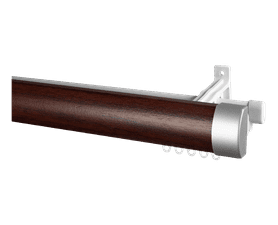 Design House 28PSDR3GM Double 40 mm Rod and Track Auburn 2000 mm