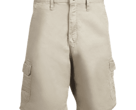 Cargo Shorts 100 Percent Cotton Stone Size 38