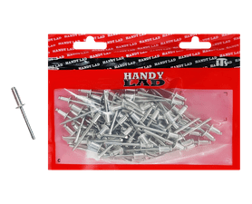 Rutherford 100 x Aluminium Blind Rivets 15 x 4.8 mm