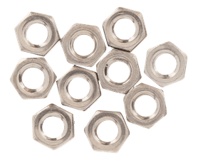 Build and Fix 10 x M4 Stainless Steel Hex Nuts