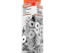 Eureka 350 x Medium Zinc Plated Washers 8 x 28 x 1.5 mm