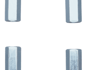 Eureka 6 x 10 x 30 mm Coupling Nut 2 Pack