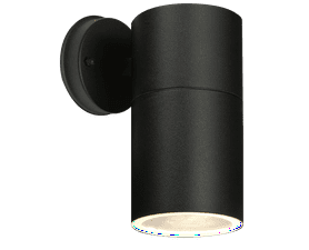 Design House Wall Washer Single 1 Light Matt Black