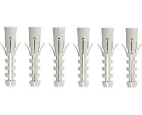 Eureka 1CE70U 14 x 70 mm Wall Plug Grey 6 Pack