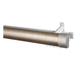 Design House 40PP25C Double 40 mm Rod and Track Champagne 3000 mm