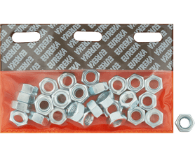 Eureka 12 mm Galvanised Hex Nut 30 Pack