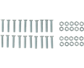 Eureka 3 x 16 mm Machine Screw and Nut 15 Pack