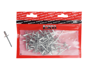 Rutherford 50 x Large Flange Aluminium Rivets 10 x 4.8 mm