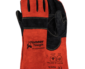 Hennox G098 Air Cushioned Welding Glove Red and Black 350 mm