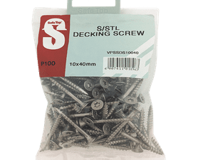 Build and Fix A2 Stainless Steel Decking Screw 10 x 40 mm