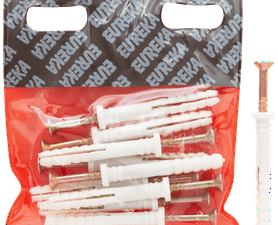 Eureka 6Q90 8 x 60 mm Nail In Rimmed White 10 Pack