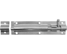 Build and Fix 100 mm Straight Barrel Bolt Chrome Plated