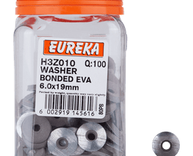 Eureka 100 x Bonded EVA Washers 6 x 19 mm