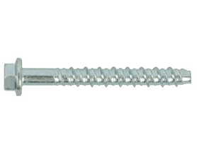 Rawlplug 8 x Hex Head Screw Bolts with Flange Silver 6.3 x 50 mm