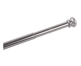 Build and Fix Shower Curtain Rod Silver