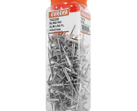 Eureka 150 x Aluminium Large Flange Blind Rivets 4.8 x 21 mm