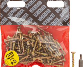 Eureka 1FB20U 4 x 30 mm Cut Screw Smooth Shank 100 Pack