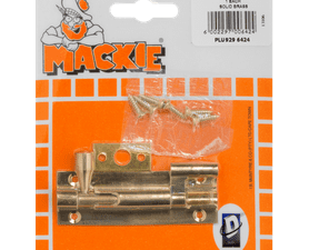 Mackie Barrel Bolt Neck Brass 75 mm