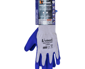 Robust General Purpose Safety Gloves Grey Size 10