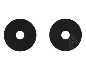 Cobra 2 x New Head Part Seat Washers - Black