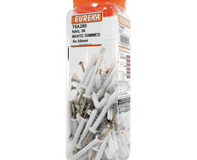 Eureka 6 x 55 mm Nail In White Rimmed Q75