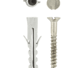 Eureka 3K20 4 x 30 mm Wall Plug And Screw 15 Pack