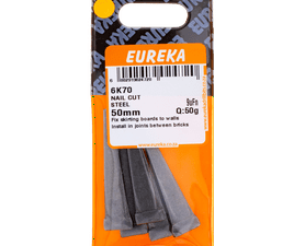 Eureka 6K70 Steel Cut Nails 2.5 x 2.5 x 50 mm