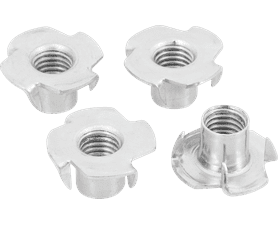 RJK Threaded Nut M6 Steel 4 Pack