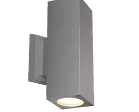 Design House LED Double Square Wall Washer Wall Washer Grey