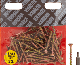 Eureka 1FB50U 4.5 x 40 mm Cut Screw Smooth Shank 75 Pack