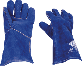 Evrigard Welding Elbow Length Gloves Blue