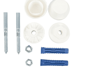 Rawlplug Universal Wash Basin Plugs and Screws Mounting Kit 10 mm