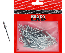 Rutherford 100 x Aluminium Blind Rivets 8 x 3.2 mm