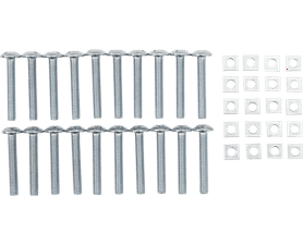 Eureka 6 x 40 mm Gutter Bolt and Nut 20 Pack