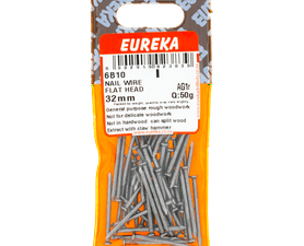 Eureka 32mm Flat Head Wire Nails 50 g