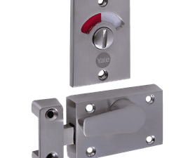 Yale Indicator Bolt Lock Satin Chrome